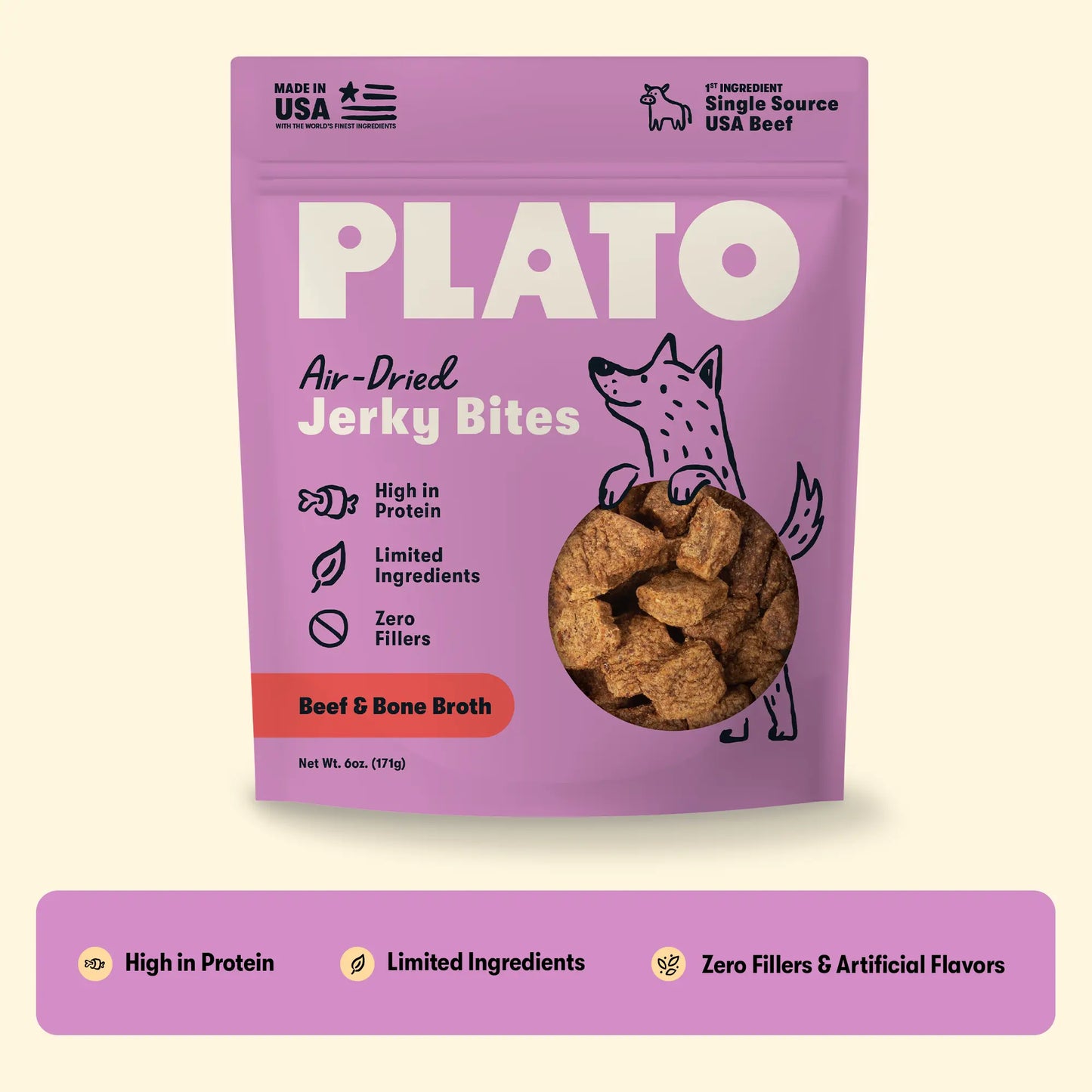 Plato Beef Jerky Bites