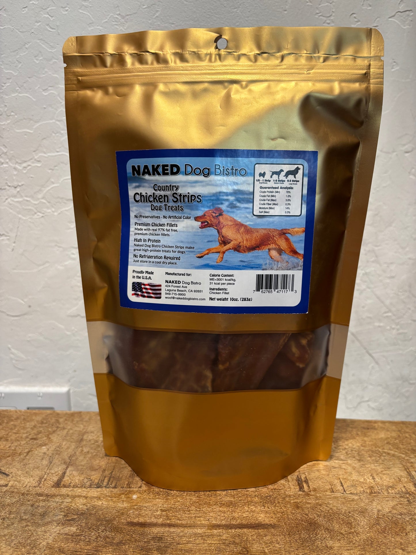 Naked Dog Bistro Chicken Jerky Strips