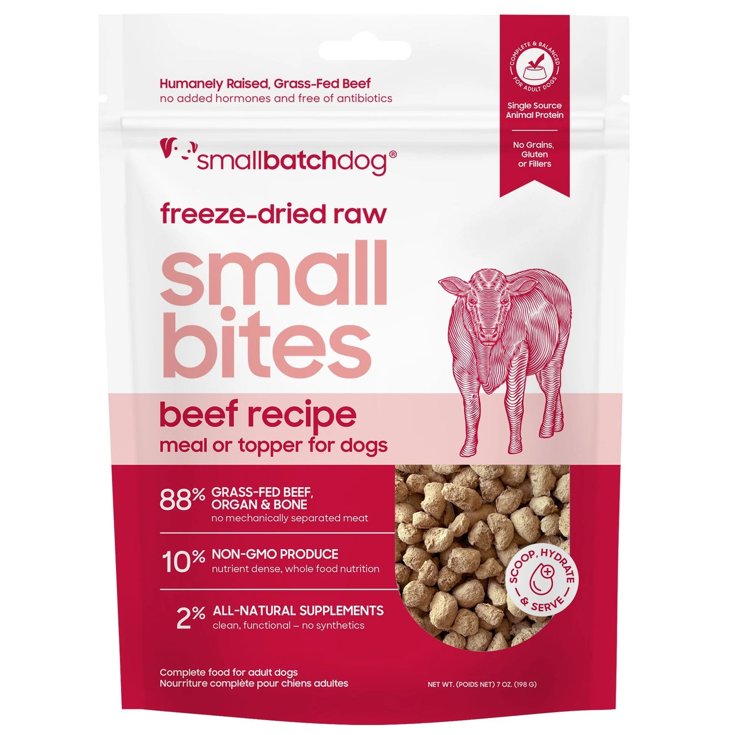Smallbatch Freeze-Dried Beef Small Bites