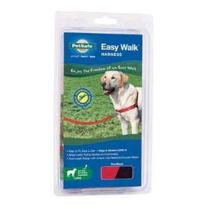 PetsSafe Easy Walk No-Pull Harness Medium Black/Red