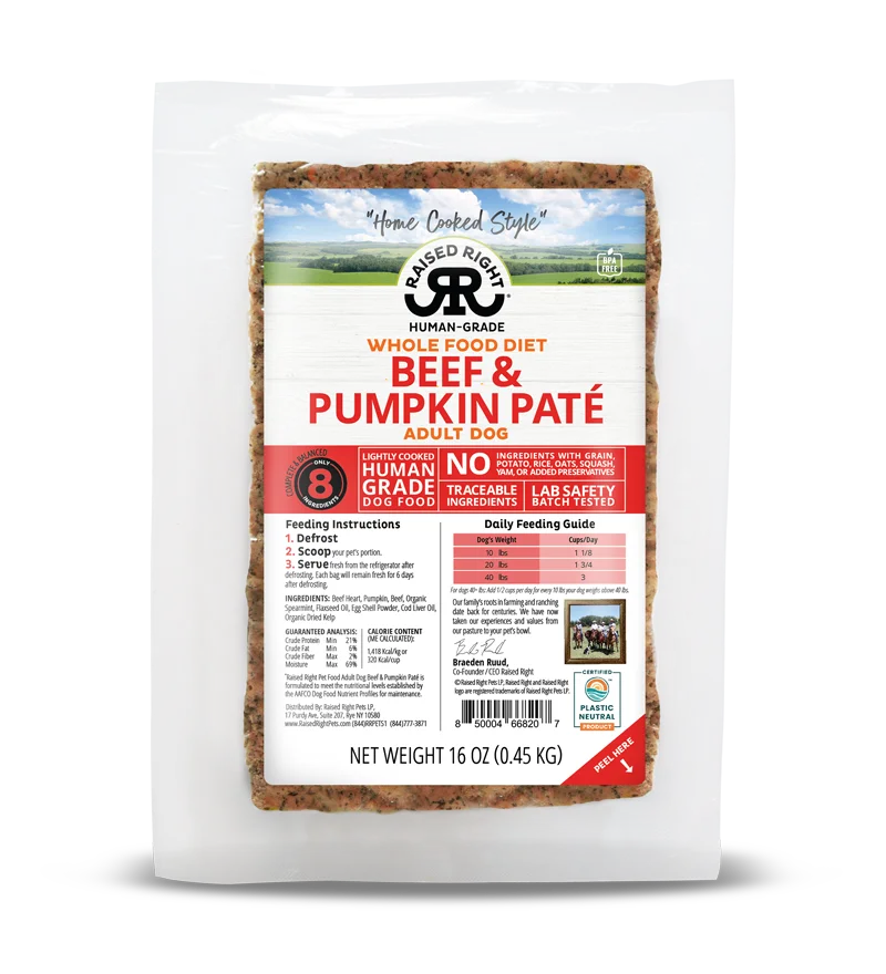 Raised Right Beef & Pumkin Pate