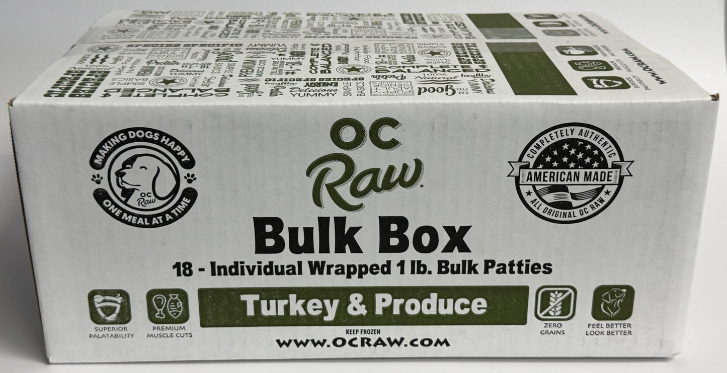 OC Raw Turkey