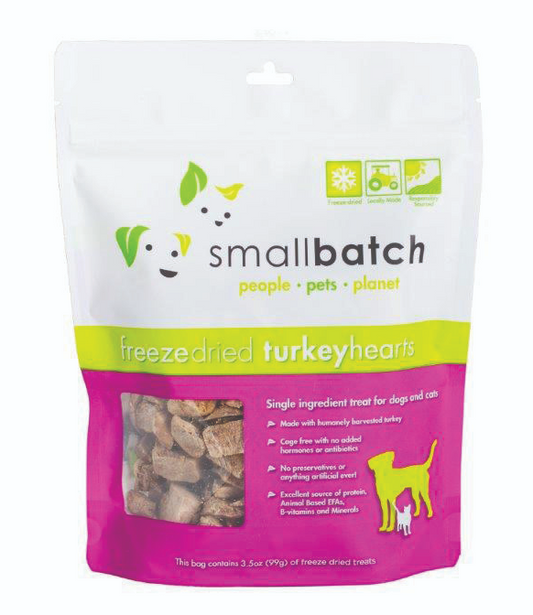 Freeze-Dried Turkey Hearts