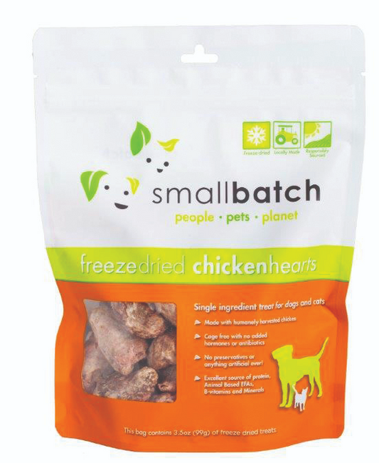 Freeze-Dried Chicken Hearts