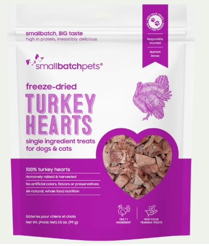 Freeze-Dried Turkey Hearts