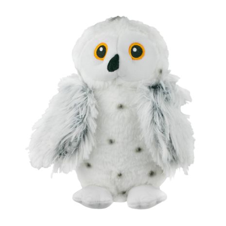 Animated Snow Owl Dog Toy