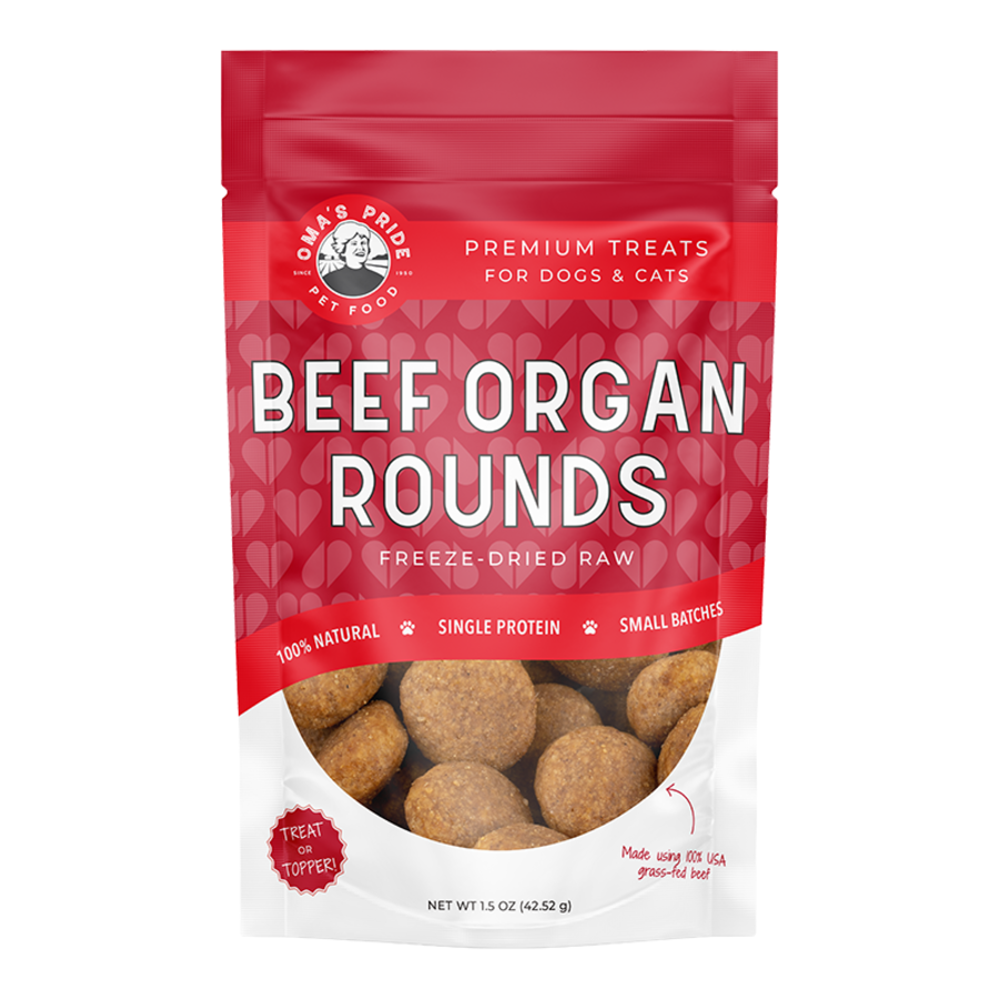 Oma's Pride Beef Organ Rounds