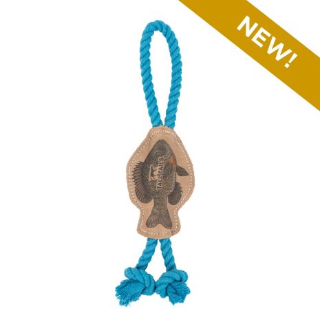 Leather Fish Tug Toy