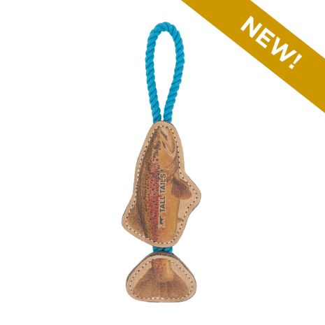 Leather Jointed Trout Toy