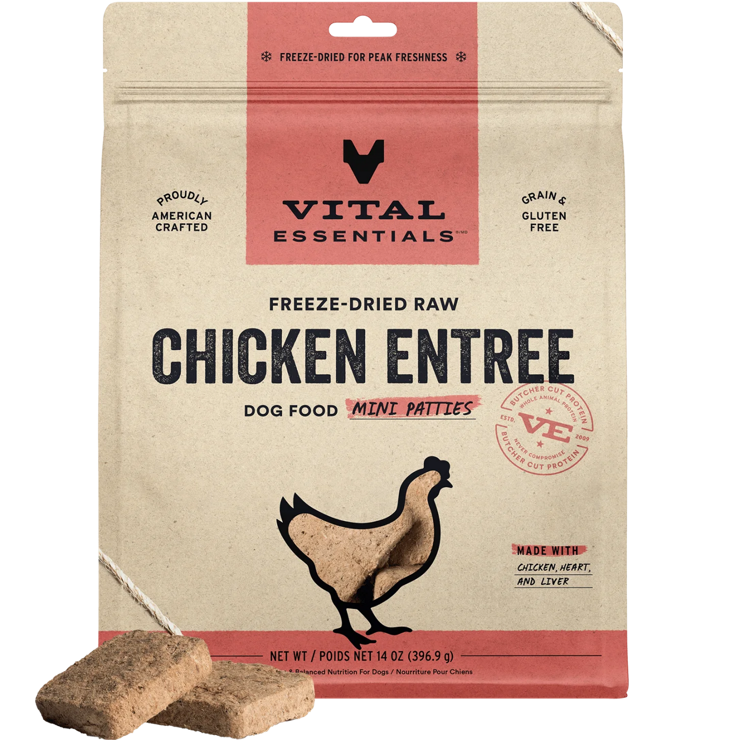 Freeze-Dried Chicken Patties