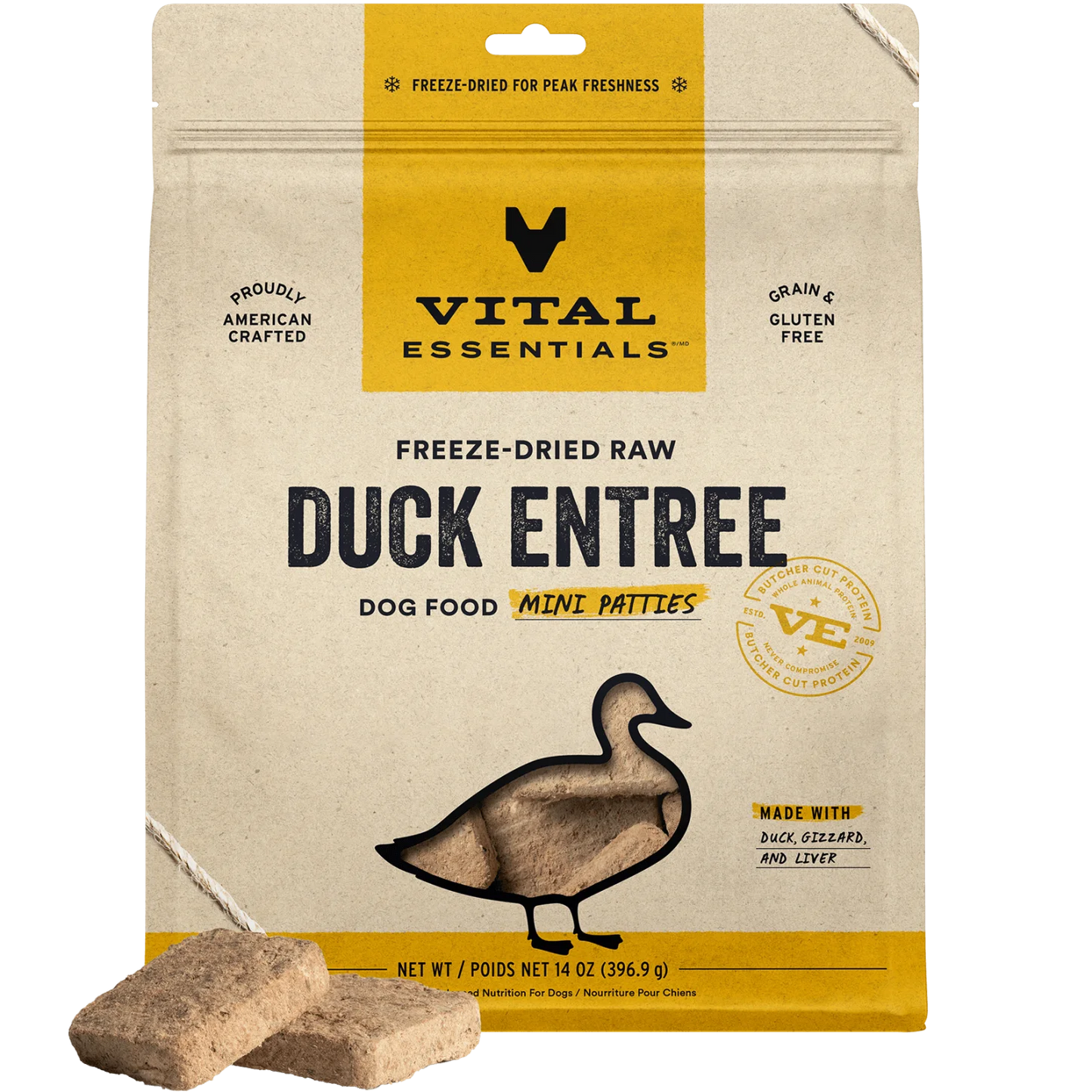 Freeze-Dried Duck Patties