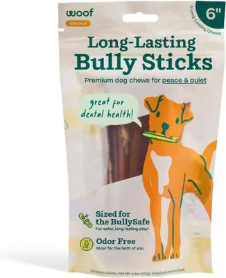 Woof Bully Sticks 5 pack 6"