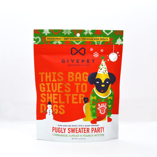 Give Pet Pugly Sweater Party Treats