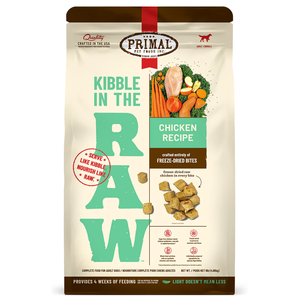 Primal Kibble in the Raw Chicken Recipe