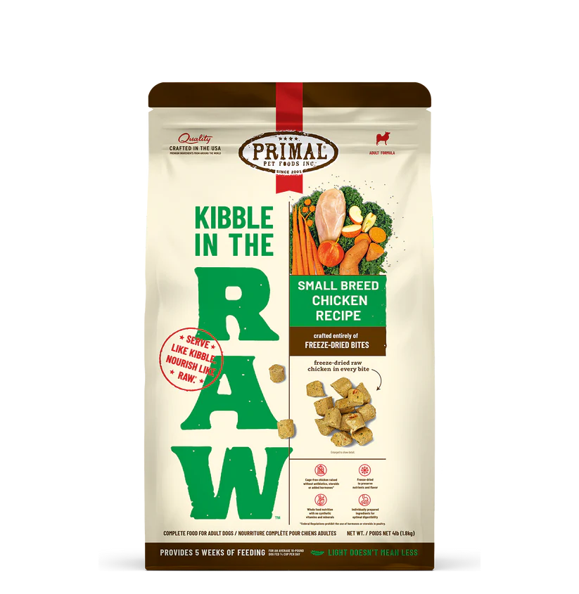 Primal Kibble in the Raw Small Breed Recipe