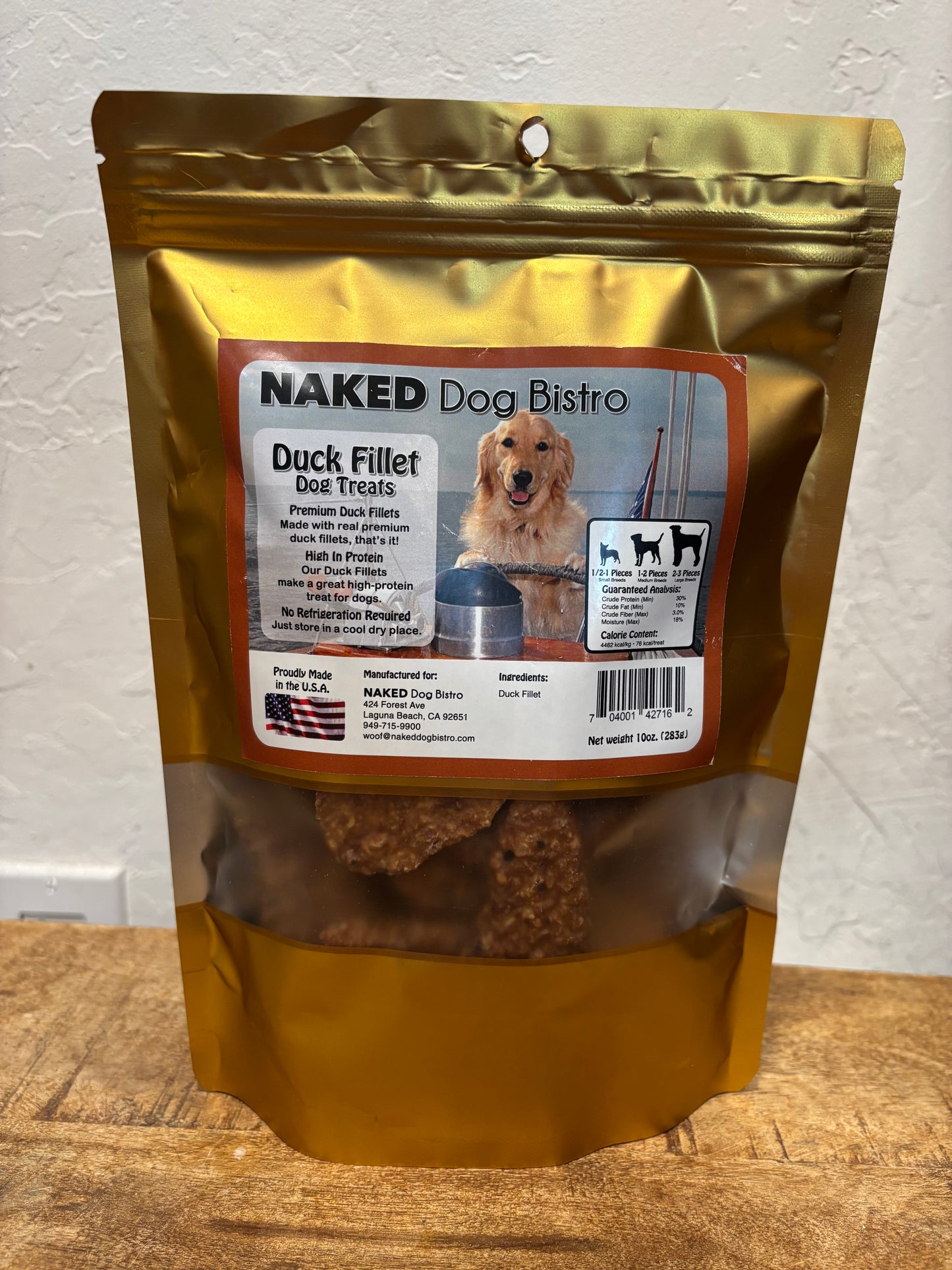 Naked Dog Bistro Duck Jerky Strips