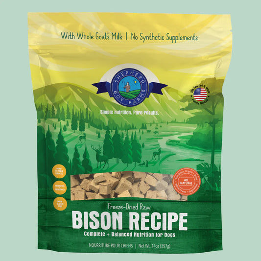 Shepherd Boy Freeze-Dried Bison Recipe