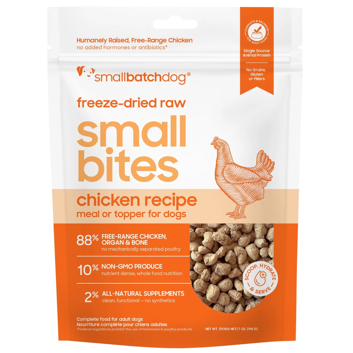 Smallbatch Freeze-Dried Chicken Small Bites