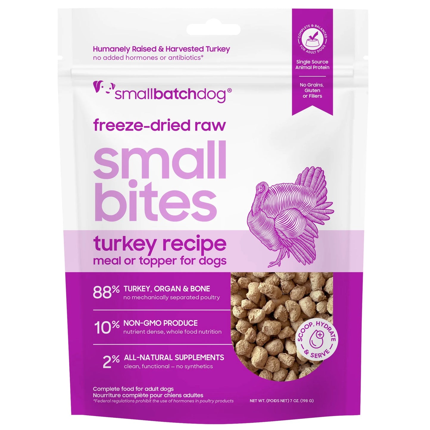Smallbatch Freeze-Dried Turkey Small Bites