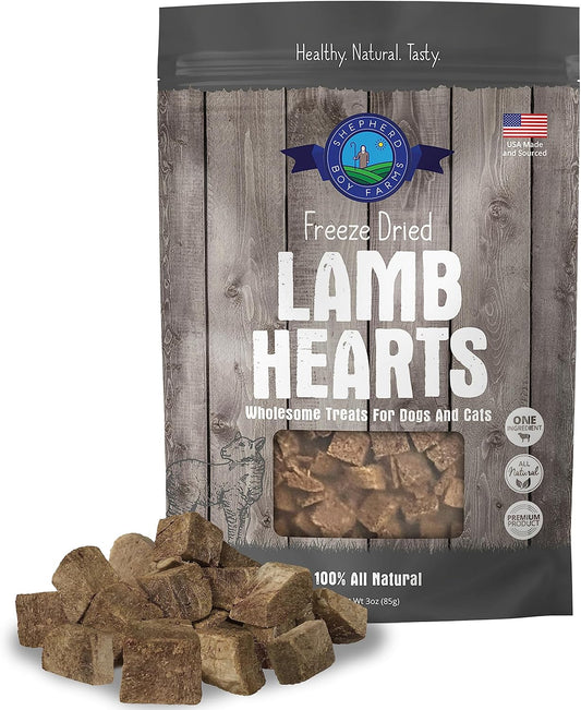 Freeze-Dried Lamb Hearts