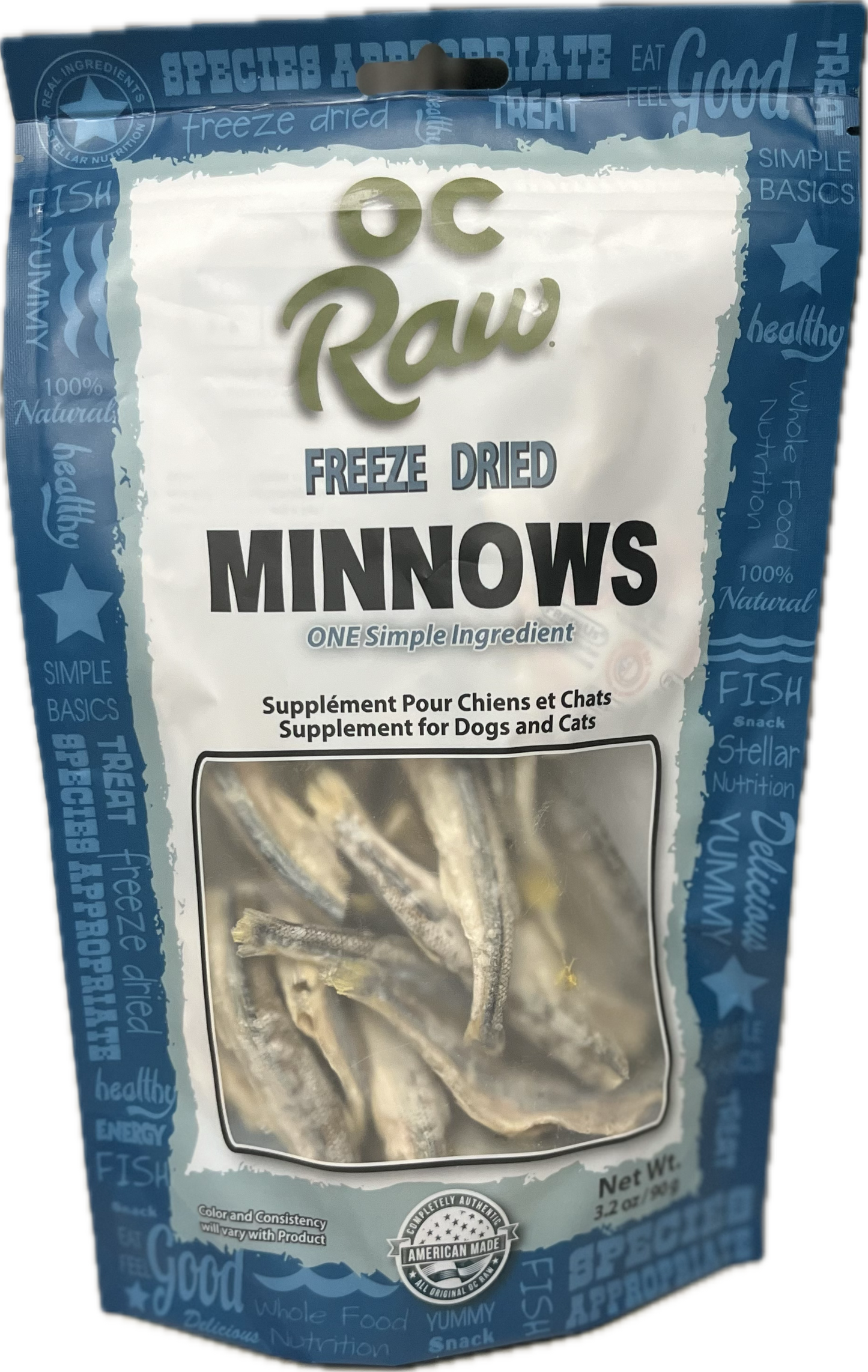 Freeze-Dried Minnows