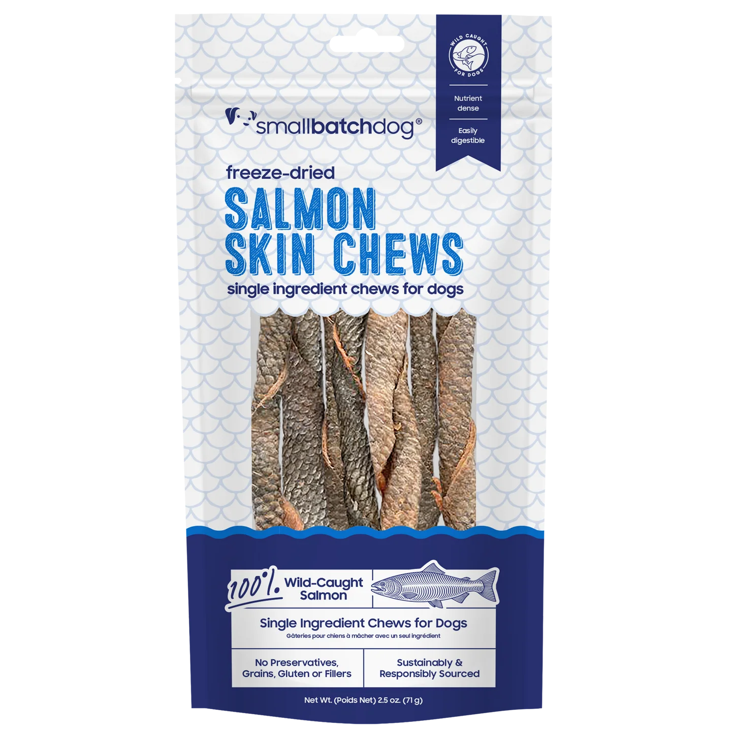 Smallbatch Salmon Skin Chews