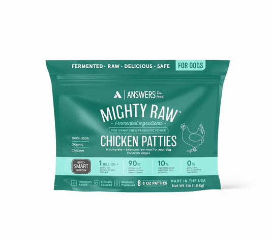 Answers Raw Chicken Patties 4lb
