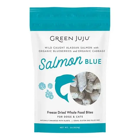 Green Juju Salmon Blue Bites