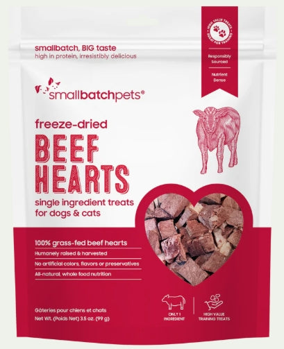 Freeze-Dried Beef Hearts