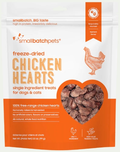 Freeze-Dried Chicken Hearts