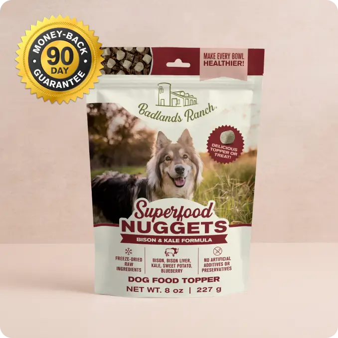 Badlands Ranch Superfood Nuggets Bison & Kale Formula