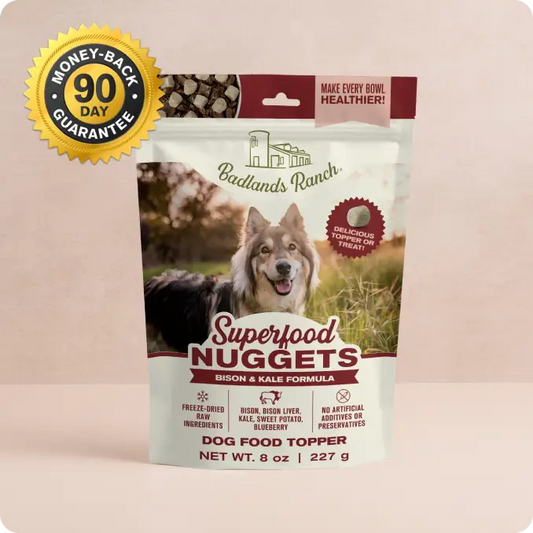 Badlands Ranch Superfood Nuggets Bison & Kale Formula