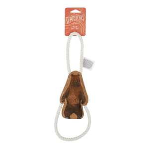 Territory Leather Bear Tug Toy