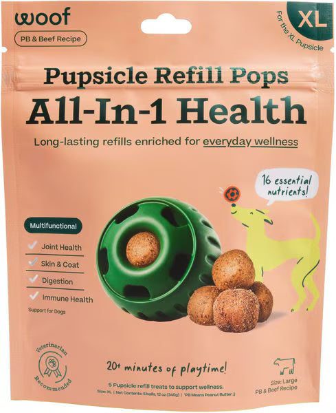Woof Pupsicle Refill Pops All-in-1 Health
