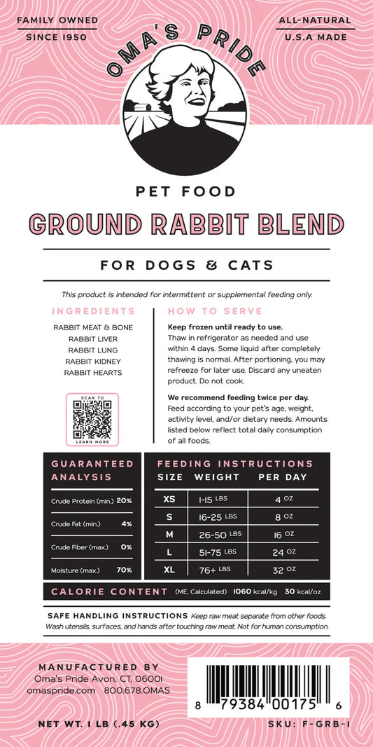 Oma's Pride Ground Rabbit Blend